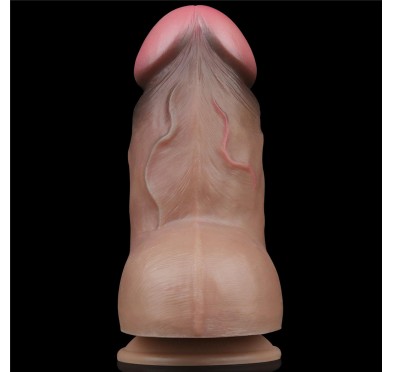 Grube dildo żylaste realistyczne obwód 21,5cm